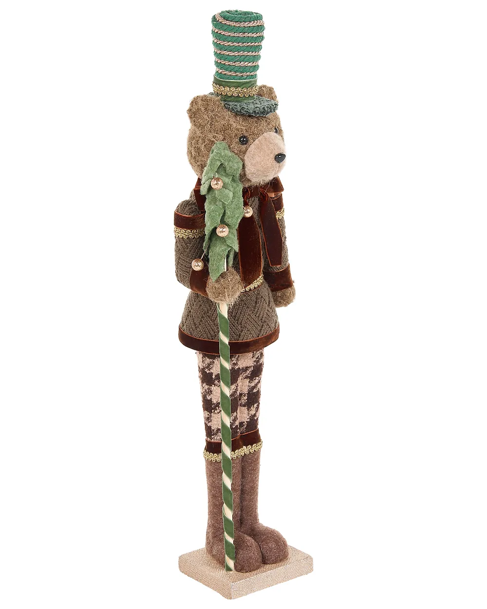 Set of 2 Figurines ALATORNIO 62/63 cm Bear Reindeer Brown_1156817