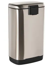 Kosz na śmieci z pedałem 30 L ECOCOLLECT Metal Srebrny_992711