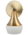 Wandleuchte gold 2er Set Glockenform ANTLER I_770763