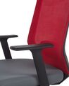 Chaise de bureau en tissu rouge VIRTUOSO_919913