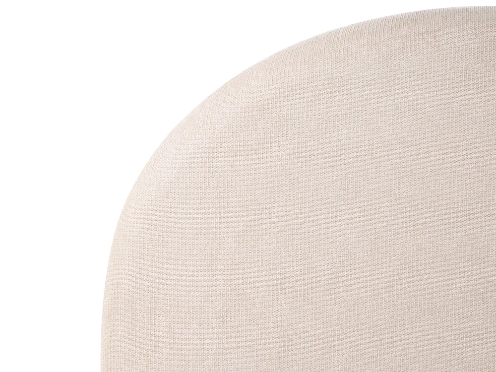Ottoman Bed GRASSE Fabric Light Beige 160 x 200 cm (EU King Size)_1056352