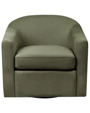 Swivel Armchair MAGNOR Fabric Dark Green_966247