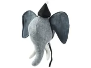 Kids Wall Decor Elephant BADOU Cotton 36 cm Grey_848226