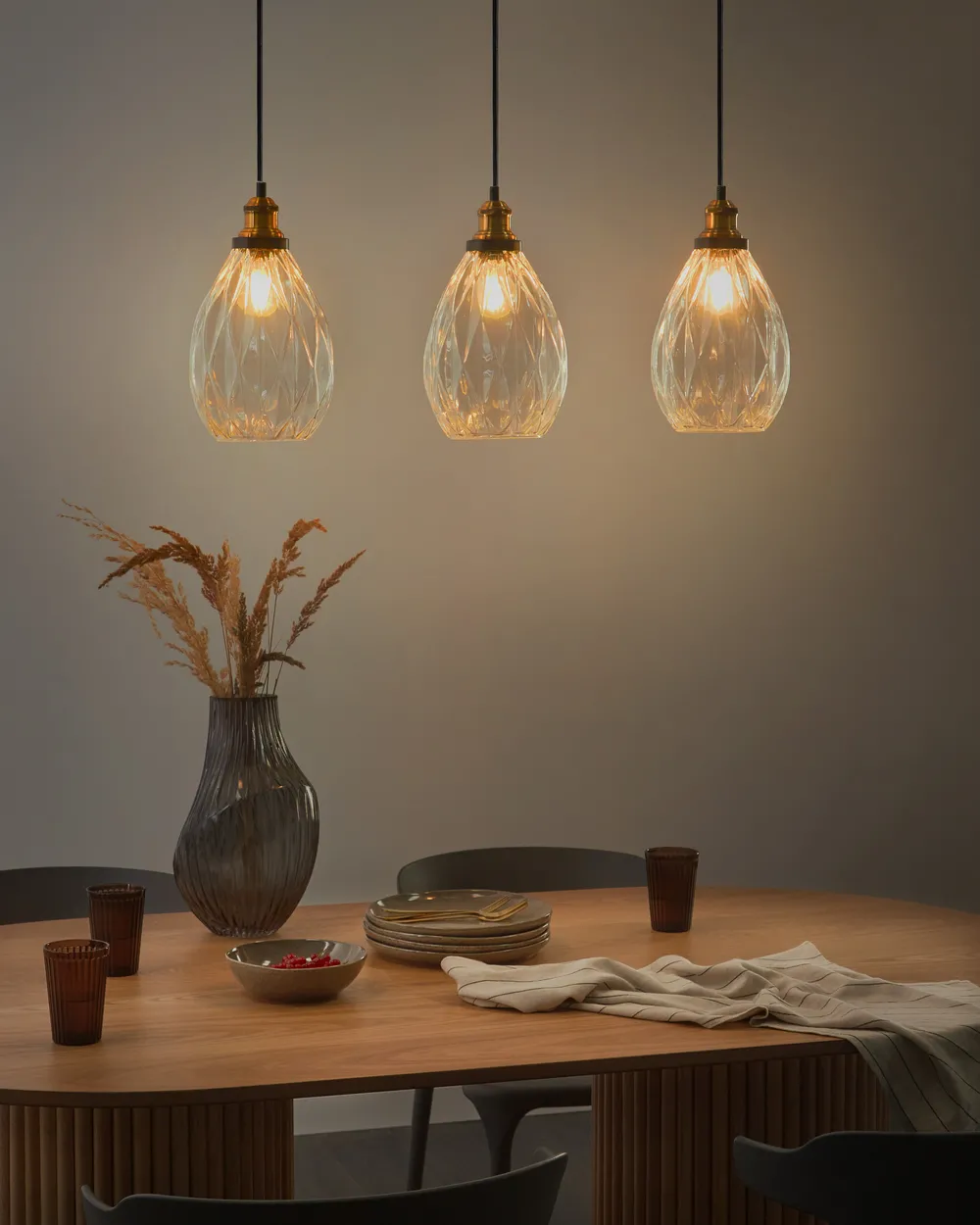 Lampa wisząca COOSA Szkło Przezroczysty
