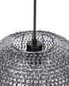 Oval Pendant Lamp Silver REINE_756189