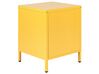 Sängbord i stål med 2 lådor gul MALAVI_844029