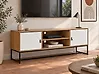 Mueble TV NUEVA Marrón claro/Blanco