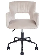 Sedia da scrivania SANILAC II Velluto Tortora_855171