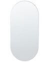 Specchio da parete ovale argento 40 x 80 cm ALFORTVILLE_904612