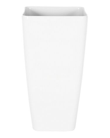 Vaso per piante in color bianco 30x30x57cm MODI