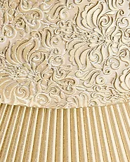 Set di 2 decorazioni natalizie ERVASTI 32/41 cm Albero di Natale Oro_1175738
