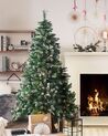 Frosted Christmas Tree Pre-Lit 180 cm Green PALOMAR _782973