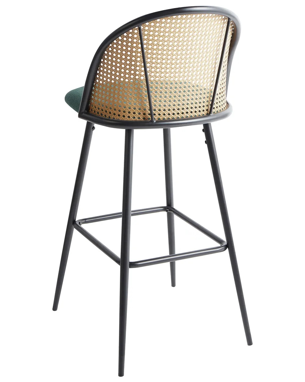 Set of 2 Bar Chairs CORNELL Metal Green_970234