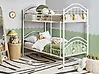 Bunk Bed Metal CHARTRES 90 x 200 cm (EU Single) White