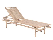 Sun Lounger SULMONA Reclining Bamboo Light Brown_1047646