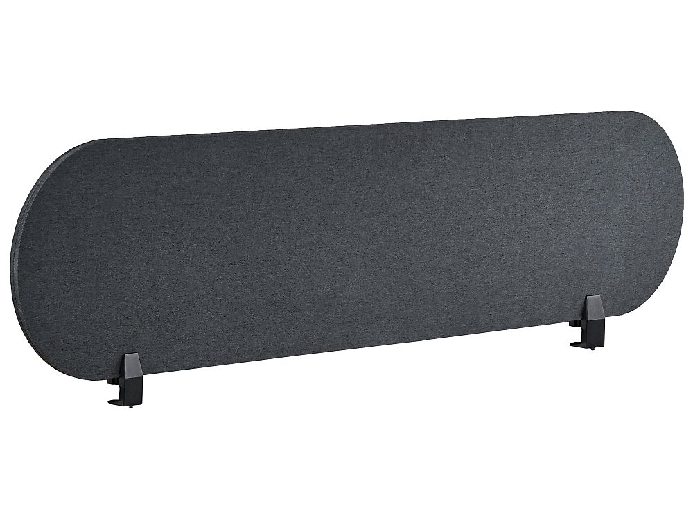 Schreibtischtrennwand SPARKY 160 x 40 cm Dunkelgrau