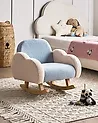 Kids Rocking Chair Cloud SKARE Boucle Light Blue