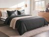 Duvet Cover Set PARKROSE 200 x 200 cm Sateen Cotton Black