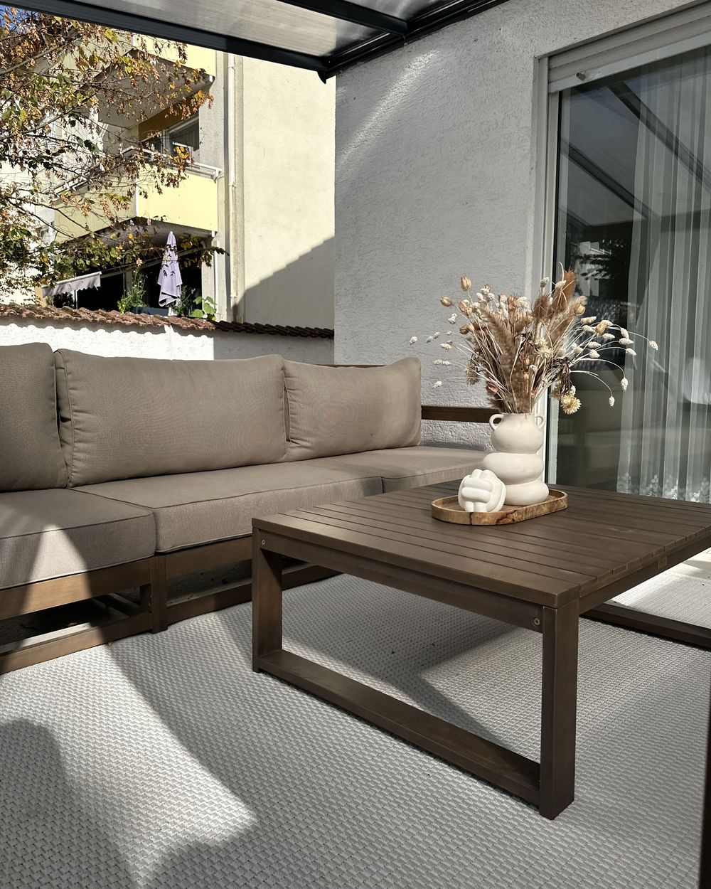 Garden Lounge Set with Table Seater TIMOR Modular Certified