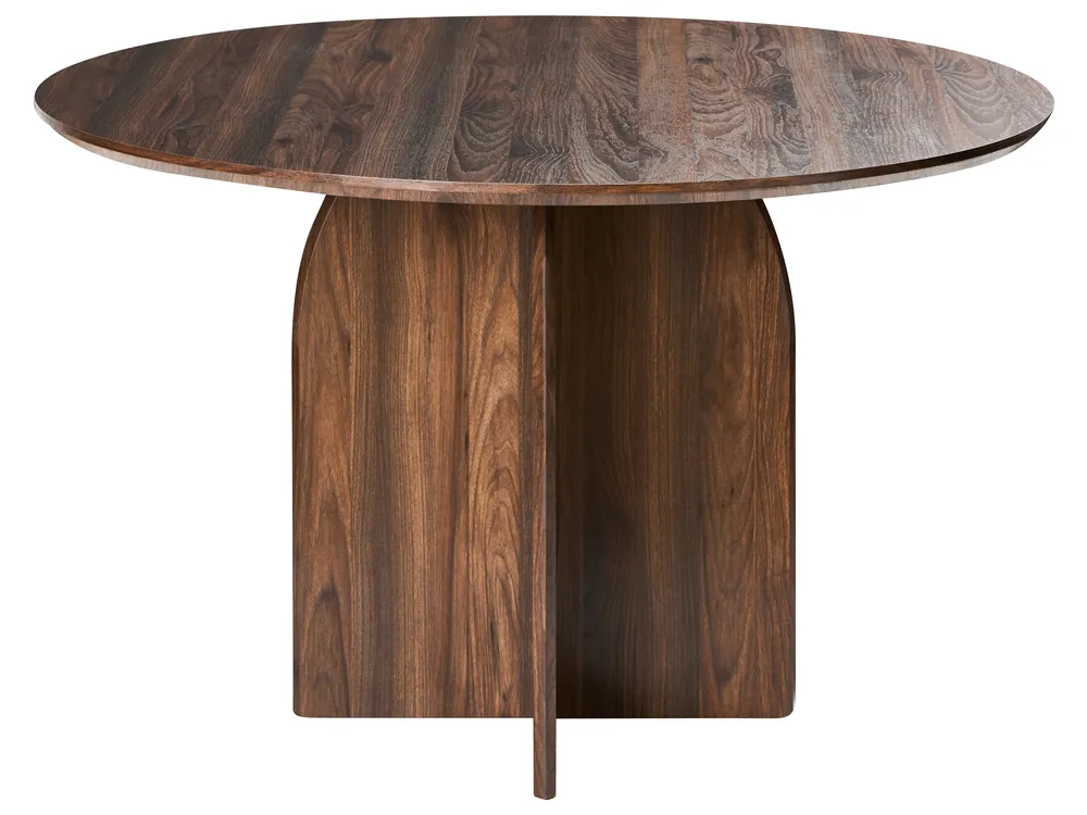 Dining Table YARRA Dark Brown 120 cm 120 cm_1001941