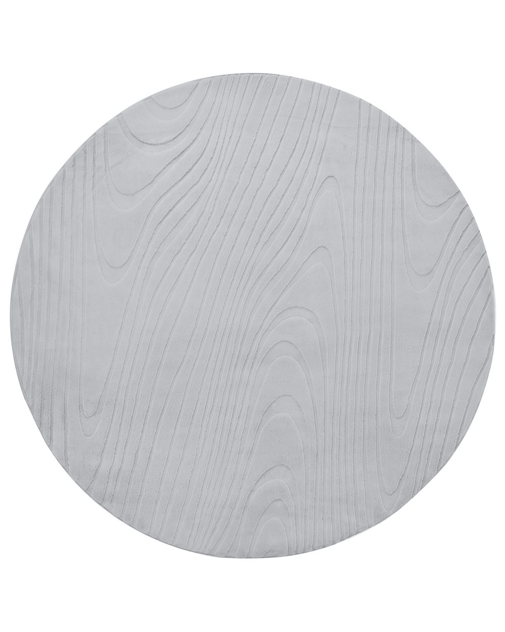 Tapis en fausse fourrure ONTAKE Gris clair ø 160 cm