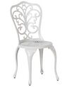 Lot de 2 chaises de jardin blanc TRIORA_931755