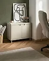 2 Door Sideboard KORVO Light Beige
