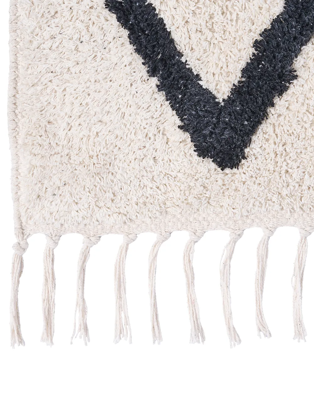 Tappeto ELDES Beige 160 x 230 cm Cotone_839770