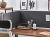 Desk Screen 160 x 40 cm Dark Grey WALLY_800725