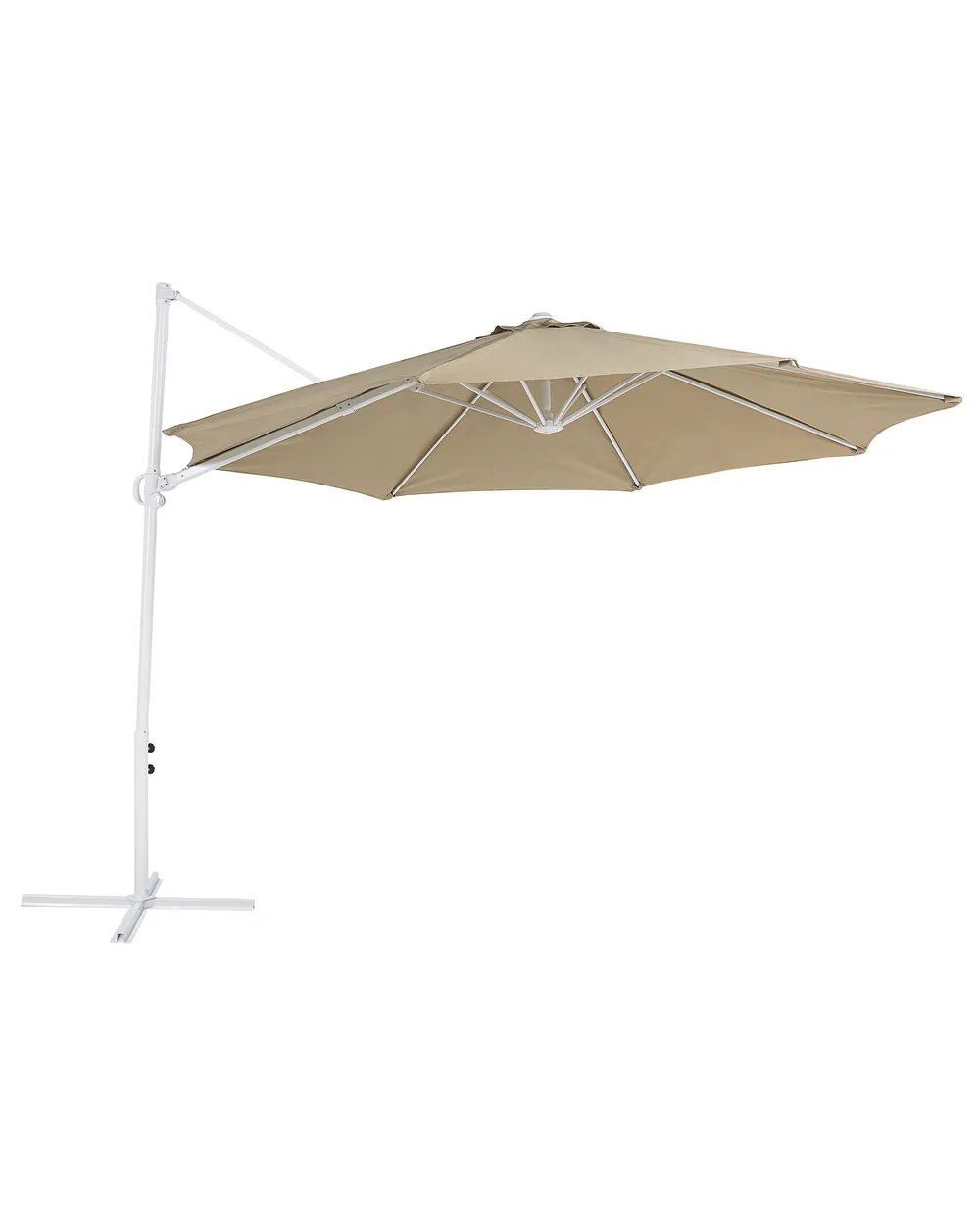 riippuva-aurinkovarjo-295-cm-savona-ii-ruskeanharmaa-beliani-fi