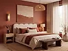 Ottoman Bed NANTERRE Fabric Light Beige 180 x 200 cm (EU Super King)
