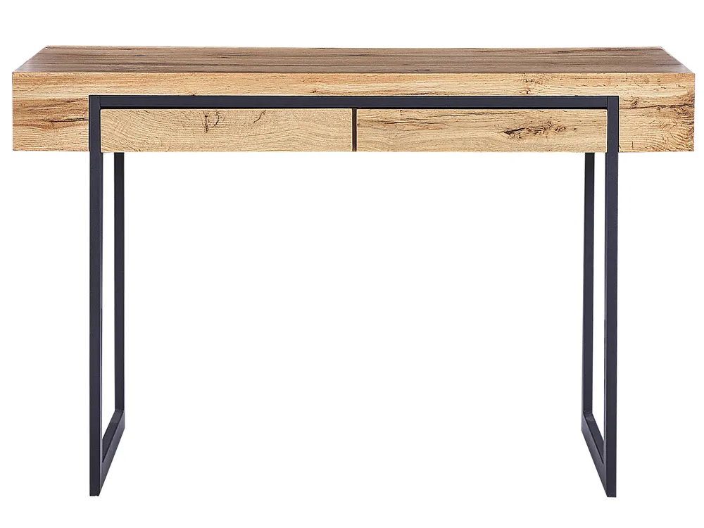 Scrivania VIDA 120 cm 55 cm con contenitore Marrone chiaro_824546