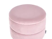 Storage Pouffe ELGIN Velvet Pink_772390