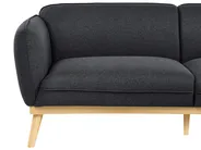 Sofa 3 Seater LJUNG Fabric Black_1076476