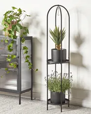 Kwietnik TAMARIX 35 cm Metal Czarny_942240
