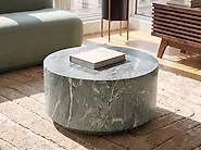 Couchtisch ASIERIO 70 cm 70 cm Marmor Optik Grüner Marmor_1192537