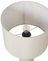 Lampa stołowa ceramiczna beżowa VILAR_897339