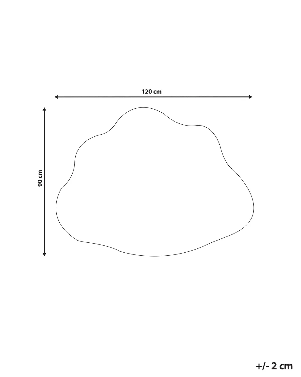 Tappeto per bambini CUMULUS Azzurro 90 x 120 cm_831550