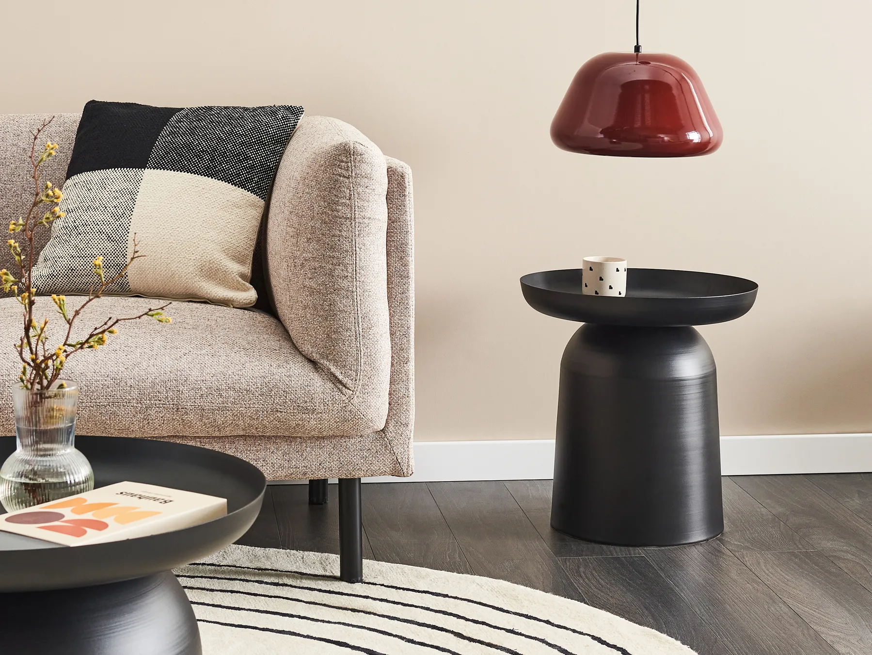 Side Table TORRENS Metal Black_986306