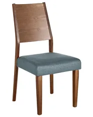 Set of 2 Dining Chairs ELMIRA Wood Grey_832009