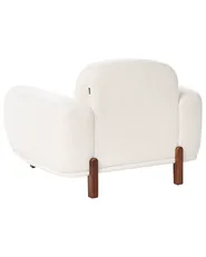 Living Room Set 4 Seater ODNES Boucle White_1053447