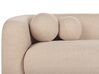 Conjunto de sala de estar 4 plazas de bouclé beige LEIREN_920748