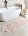 Bavlněná koupelnová předložka 150 x 60 cm růžová CANBAR_905475