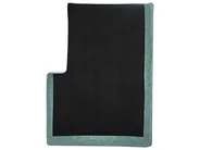 Corner Sofa 5 Seater OSLO with Ottoman Velvet Teal Right Hand_964644
