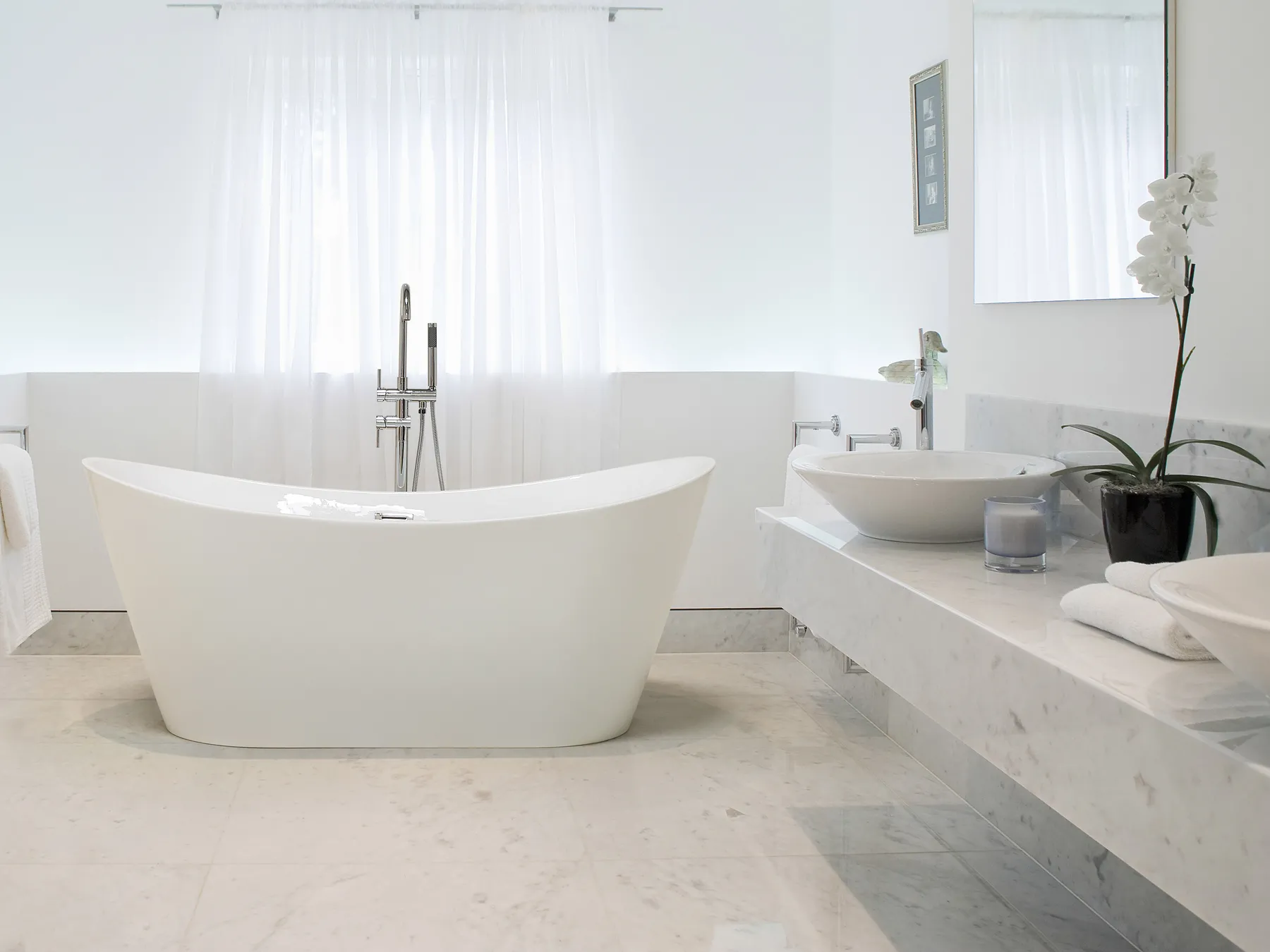 Vasca da bagno freestanding ANTIGUA 160 x 76 cm Bianco_798700