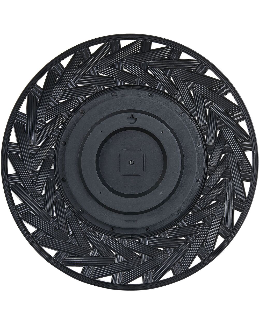 Seinäpeili TIERGA 60 cm 60 cm Musta | Beliani.fi