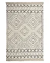 Rug ZEYNE Beige 140 x 200 cm Cotton