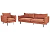 Living Room Set 4 Seater VINTERBRO Chenille Golden Brown