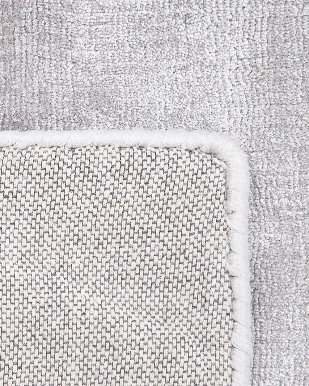Rug GESI II Light Grey 80 x 150 cm Viscose_762301