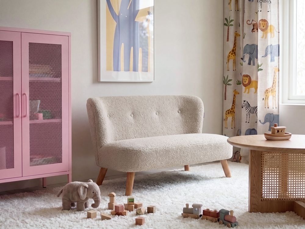 Børnesofa LOTE Boucle Beige